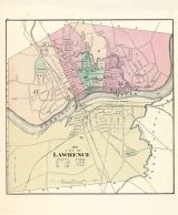 Lawrence City, Massachusetts State Atlas 1871